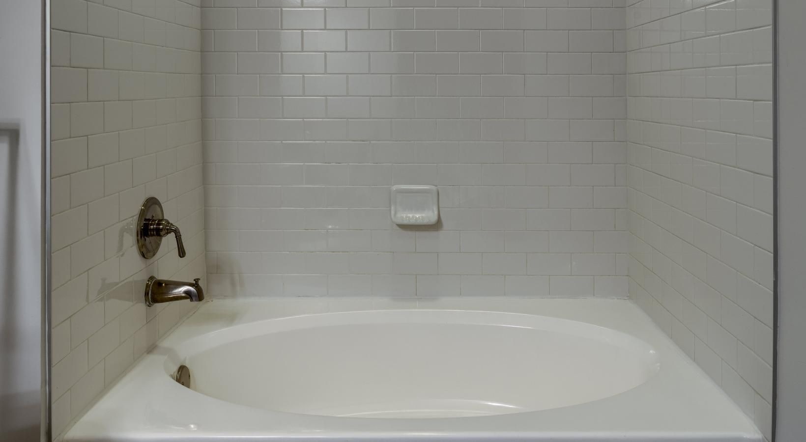 Bathroom options with thoughtful details a bathtub in a bathroom