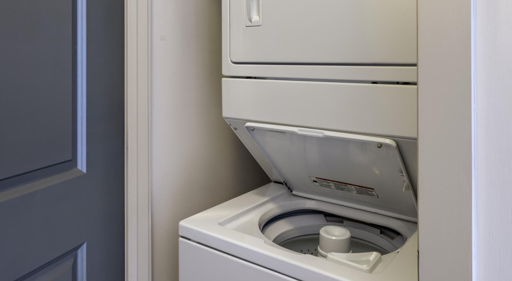 Gorgeous living areas to entertain and enjoy a washing machine and a dryer