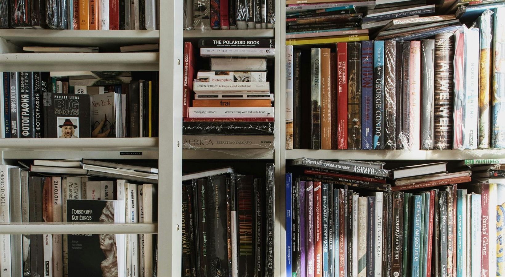 A beautiful community at the heart of all your passions a large collection of books on shelves